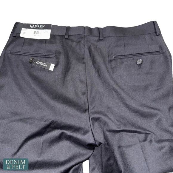 Lauren Ralph Lauren Men’s Classic-Fit UltraFlex Stretch Suit Pants 34W x 32L NEW - Picture 5 of 8